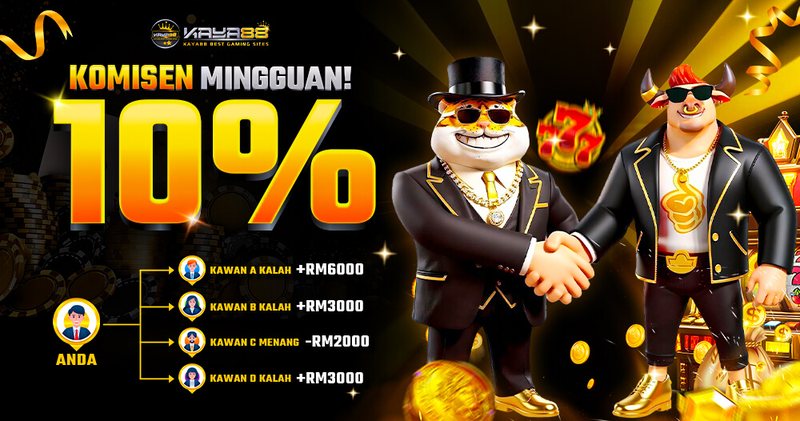 the 10% weekly commission offer, for players comparing lotto 4d options